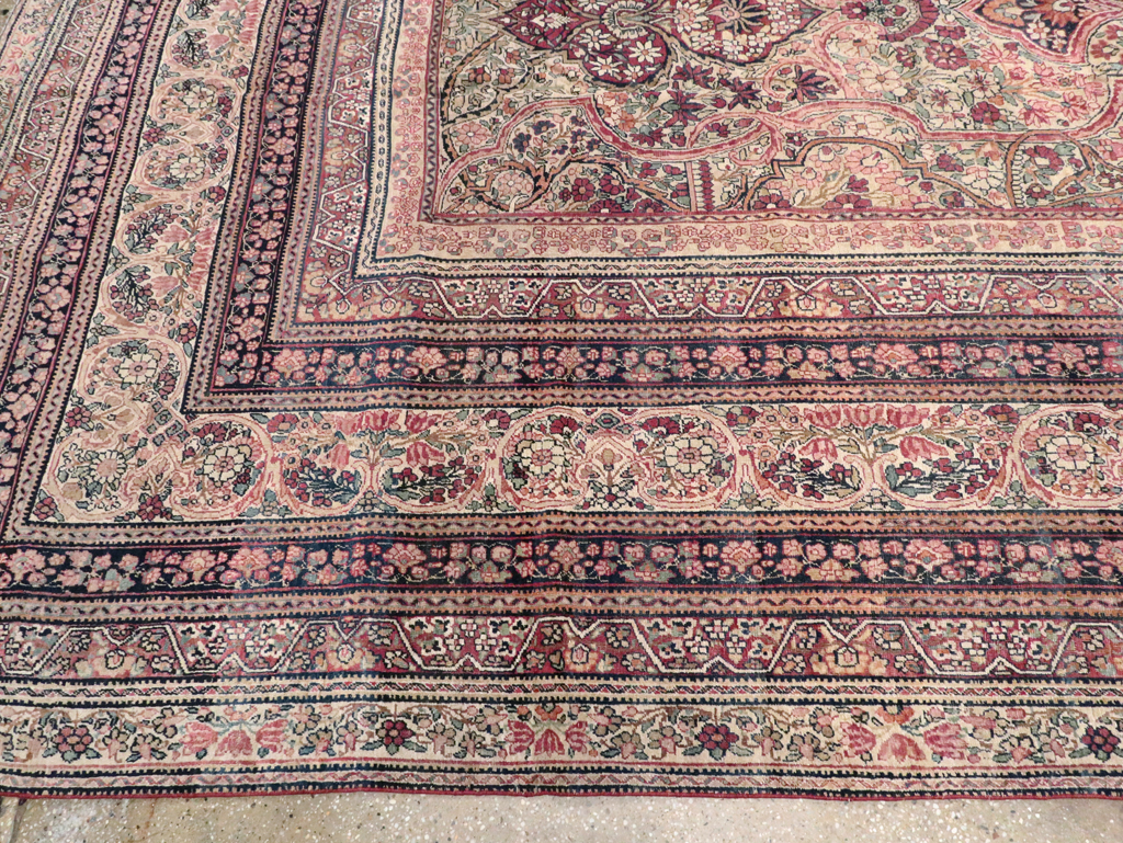 Antique Persian Lavar Kerman Carpet, No.9890 - Gsblank