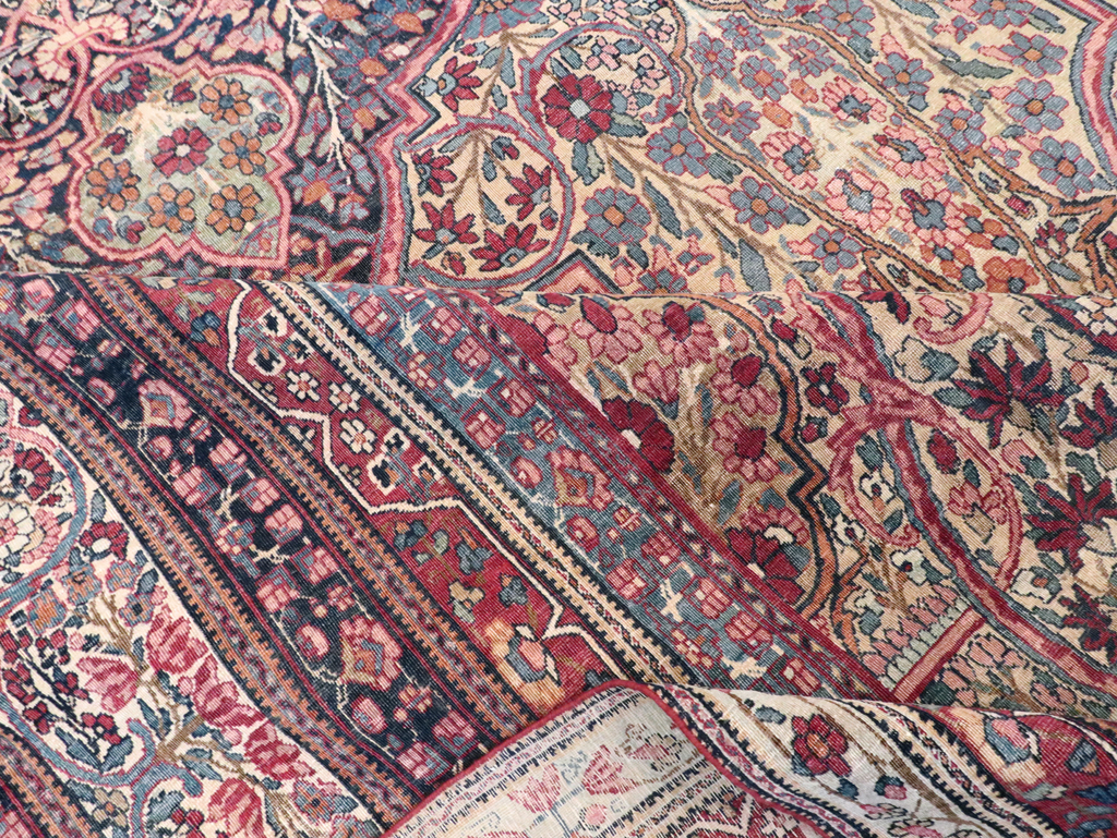 Antique Persian Lavar Kerman Carpet, No.9890 - Gsblank