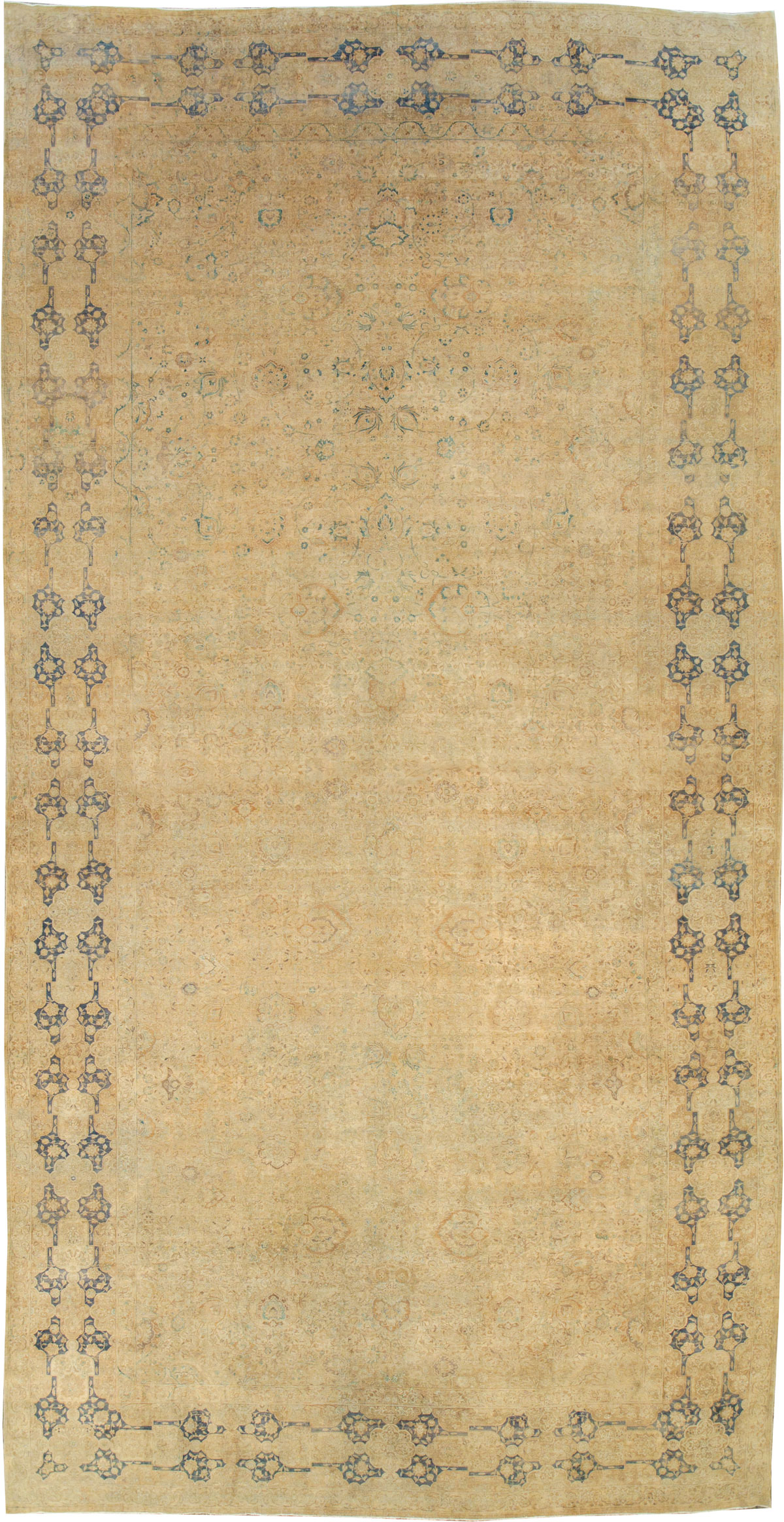 Antique Persian Lavar Kerman Carpet, No.9905 - Gsblank