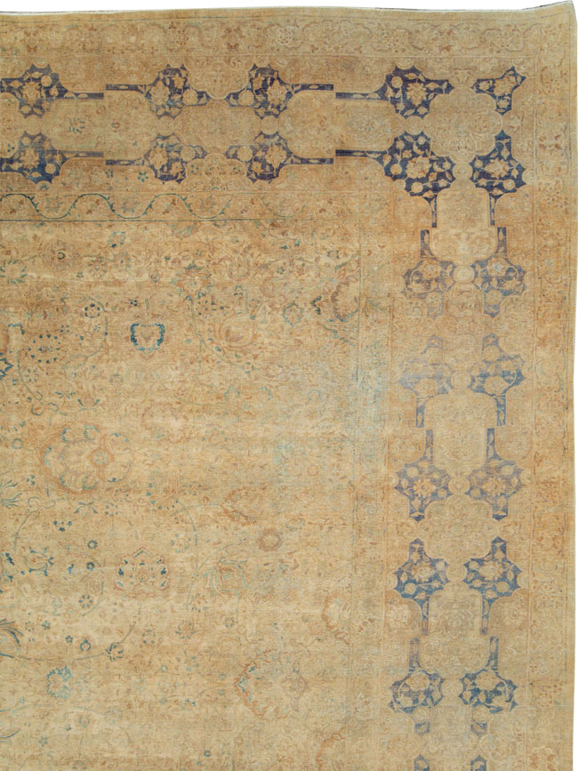 Antique Persian Lavar Kerman Carpet, No.9905 - Gsblank