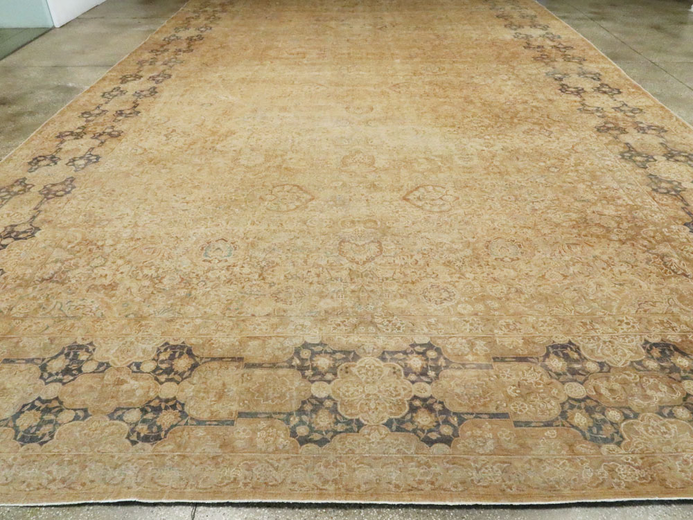 Antique Persian Lavar Kerman Carpet, No.9905 - Gsblank