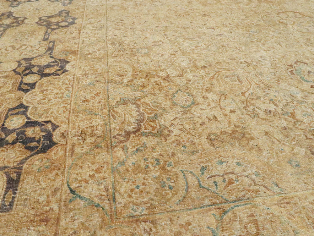 Antique Persian Lavar Kerman Carpet, No.9905 - Gsblank