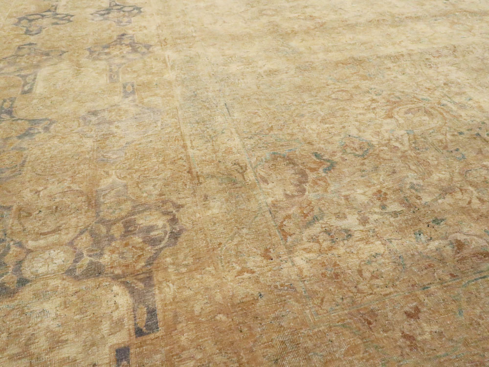 Antique Persian Lavar Kerman Carpet, No.9905 - Gsblank