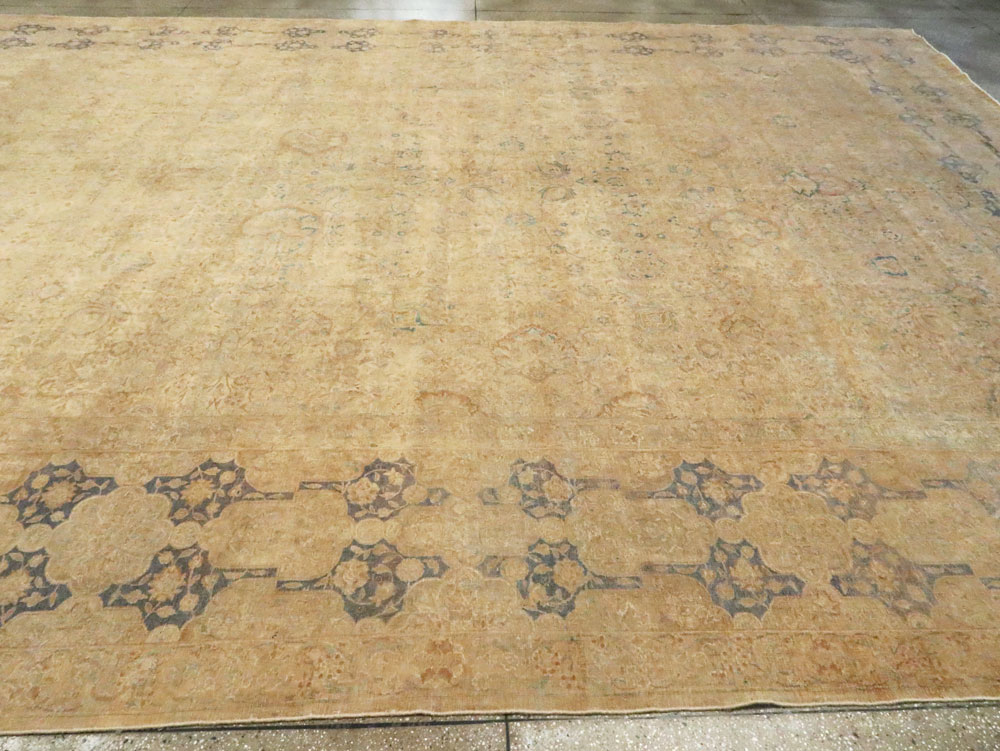 Antique Persian Lavar Kerman Carpet, No.9905 - Gsblank