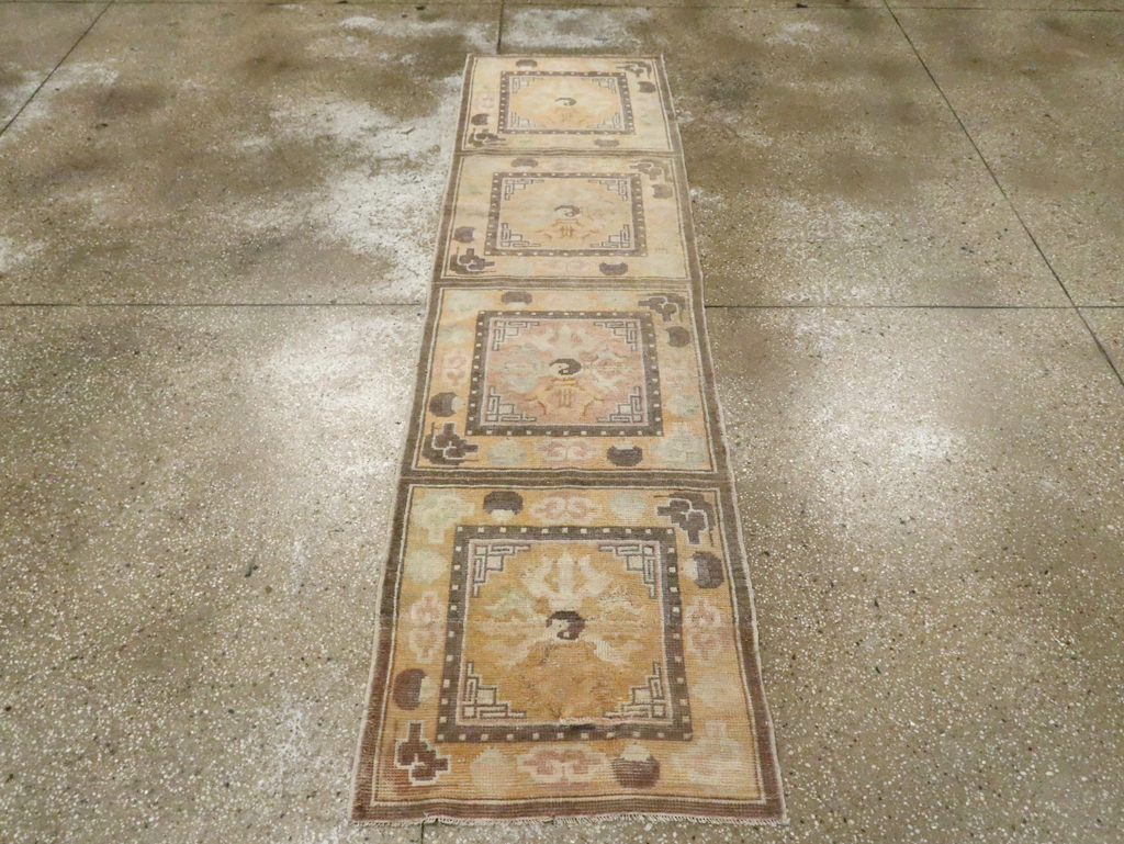 Vintage East Turkestan Samarkand Runner, No.9921 - Gsblank