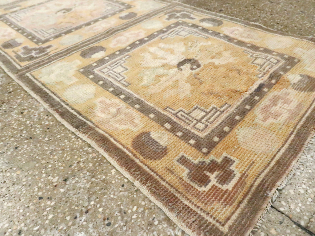 Vintage East Turkestan Samarkand Runner, No.9921 - Gsblank