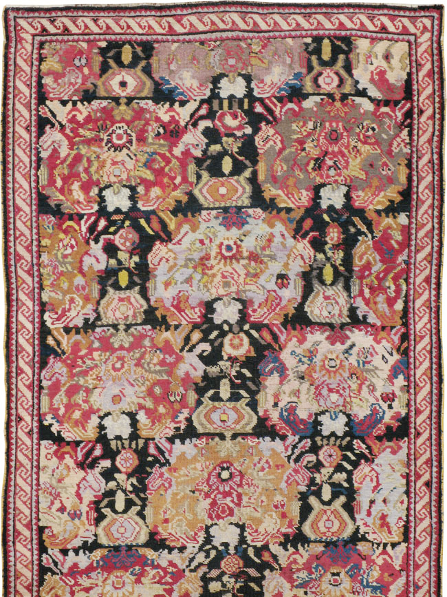 Antique Caucasian Karabagh Runner, No.9942 - Gsblank