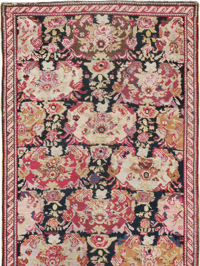 Antique Caucasian Karabagh Runner, No.9942 - Gsblank