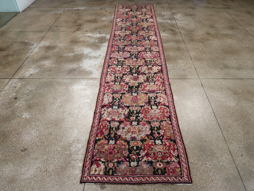 Antique Caucasian Karabagh Runner, No.9942 - Gsblank