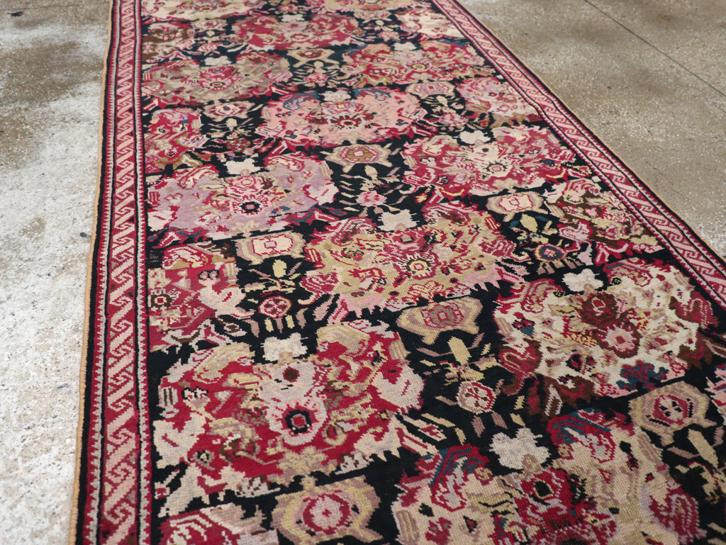 Antique Caucasian Karabagh Runner, No.9942 - Gsblank