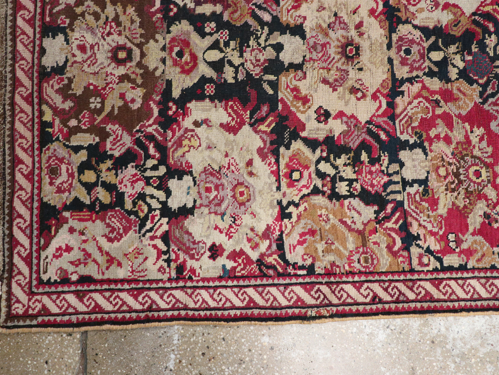 Antique Caucasian Karabagh Runner, No.9942 - Gsblank