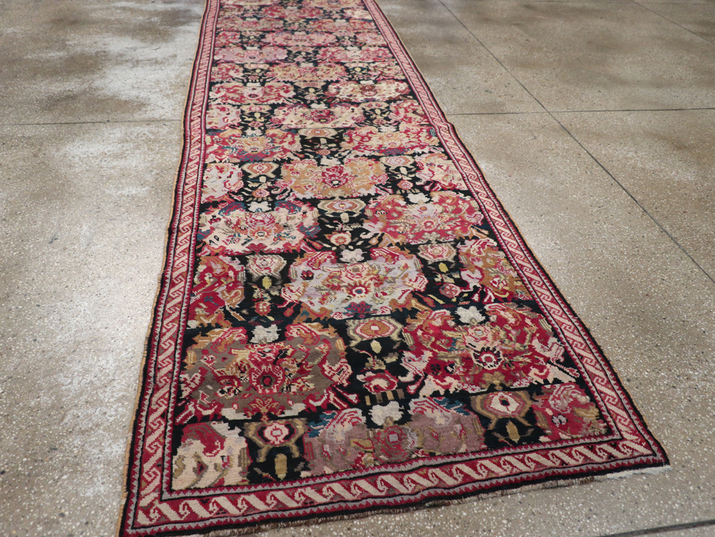 Antique Caucasian Karabagh Runner, No.9942 - Gsblank