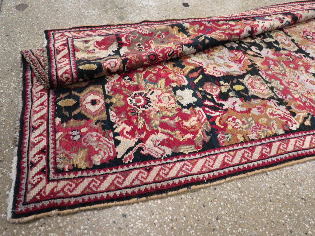 Antique Caucasian Karabagh Runner, No.9942 - Gsblank