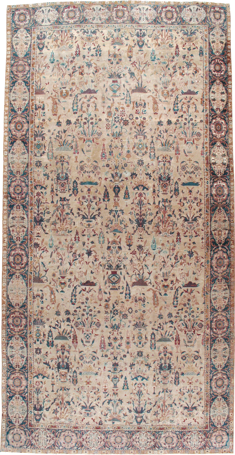Antique Indian Lahore Carpet, No.9953 - Gsblank