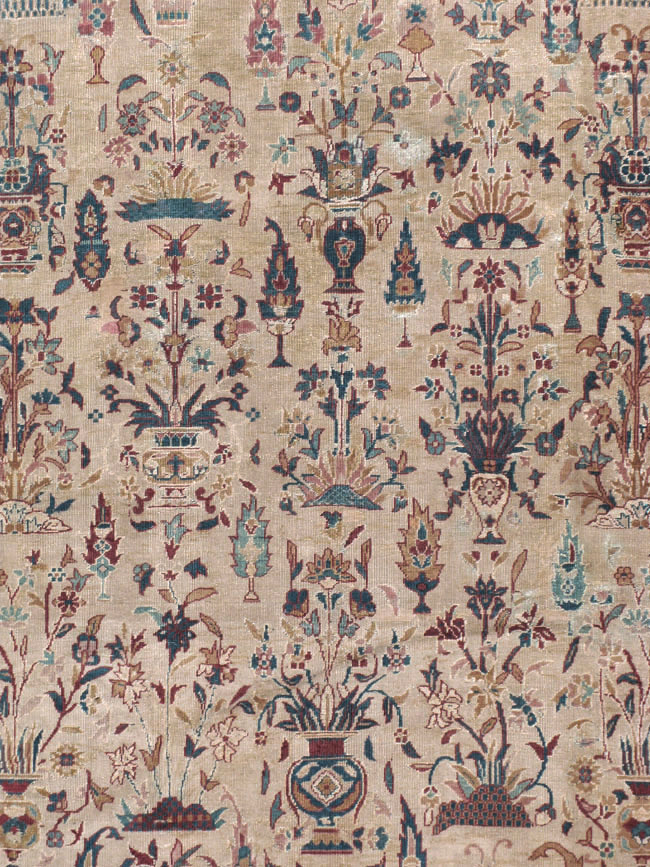 Antique Indian Lahore Carpet, No.9953 - Gsblank
