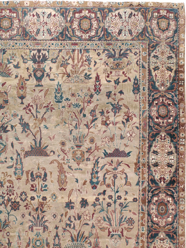 Antique Indian Lahore Carpet, No.9953 - Gsblank
