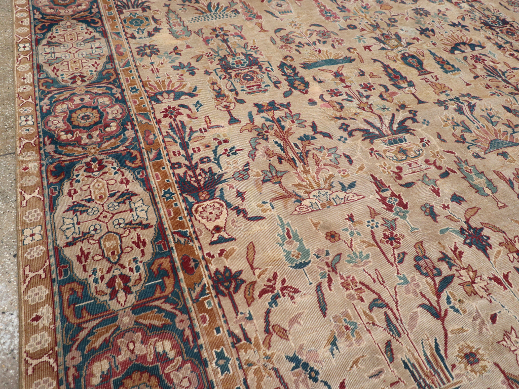 Antique Indian Lahore Carpet, No.9953 - Gsblank