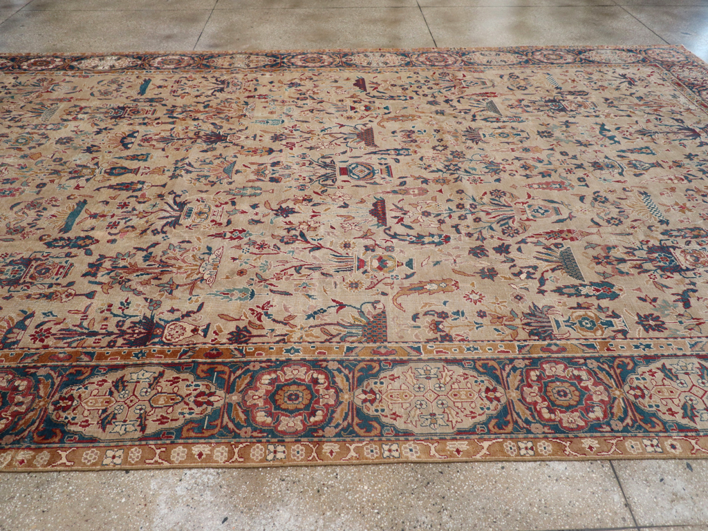 Antique Indian Lahore Carpet, No.9953 - Gsblank