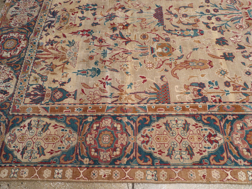 Antique Indian Lahore Carpet, No.9953 - Gsblank