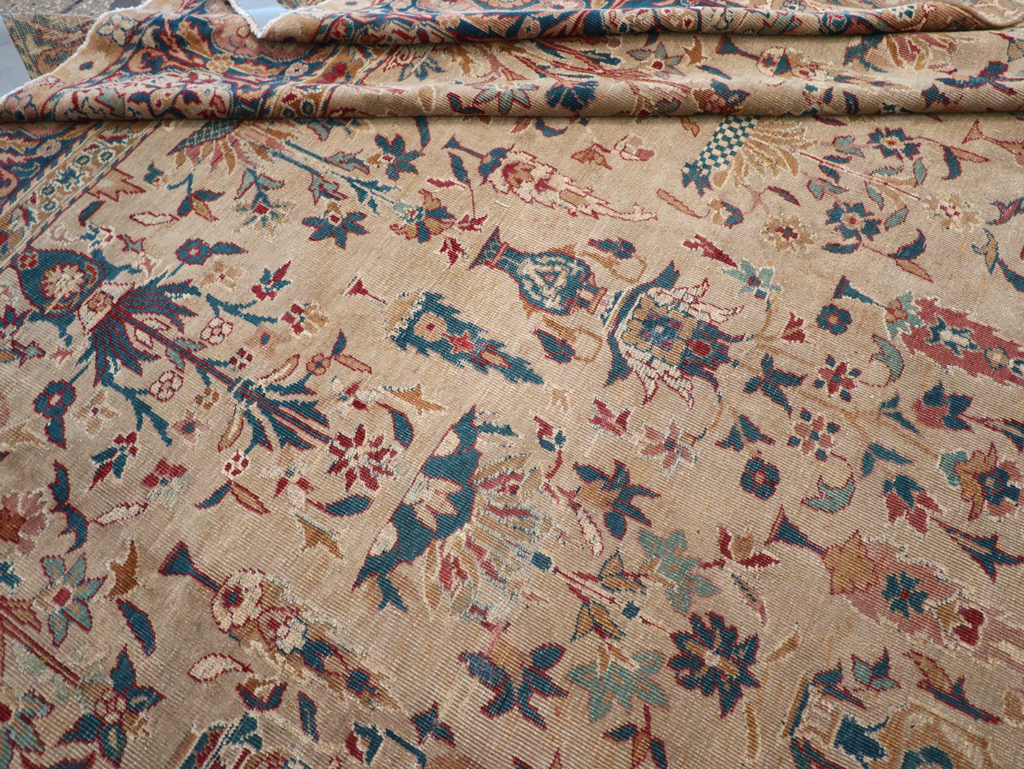 Antique Indian Lahore Carpet, No.9953 - Gsblank