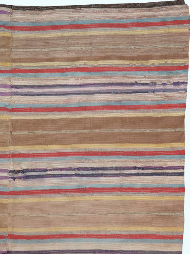 Antique American Rag Rug, No.9955 - Gsblank