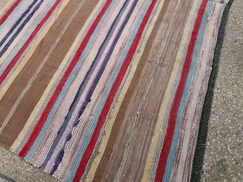 Antique American Rag Rug, No.9955 - Gsblank