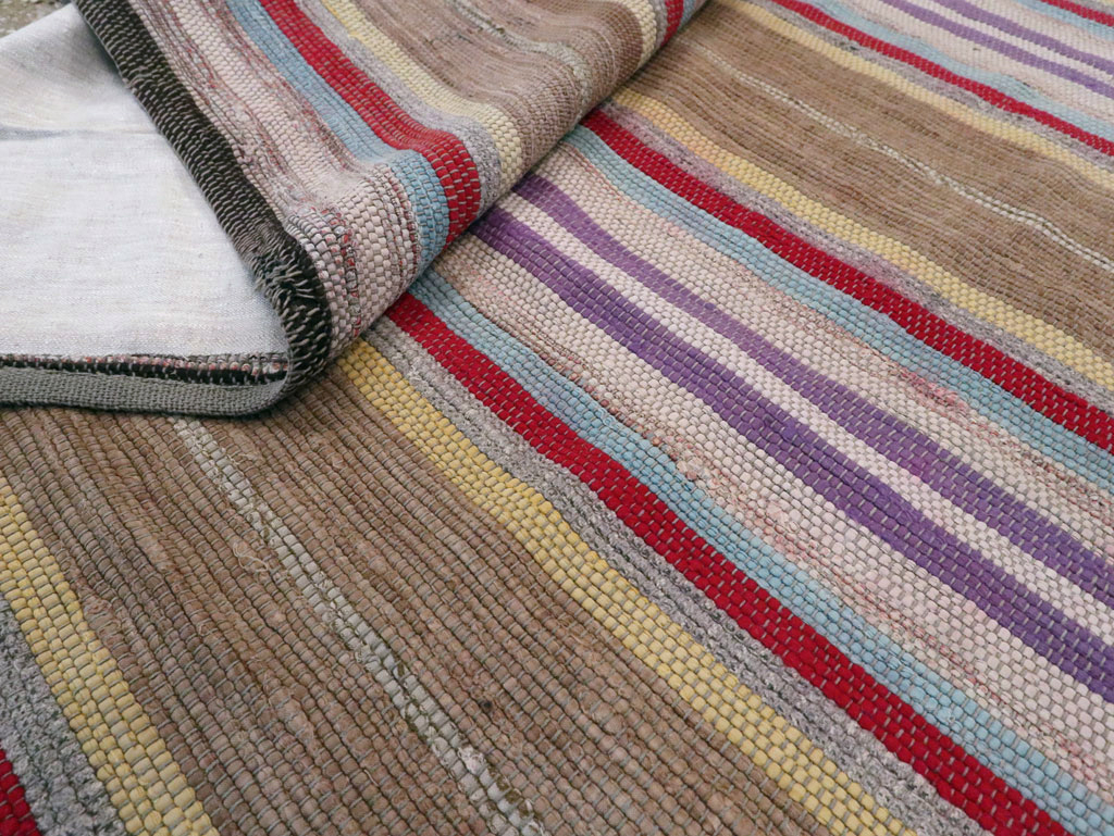 Antique American Rag Rug, No.9955 - Gsblank