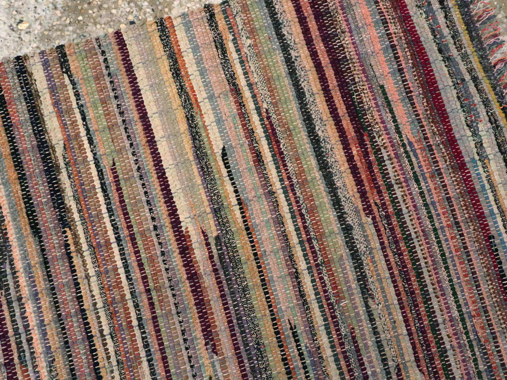 Antique American Rag Rug, No.9956 - Gsblank