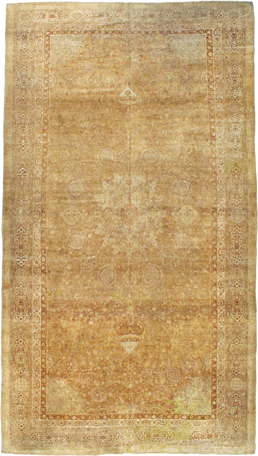 Antique Indian Agra Carpet, No.9965 - Gsblank